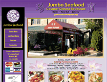 Tablet Screenshot of jumboseafoodrestaurant.net